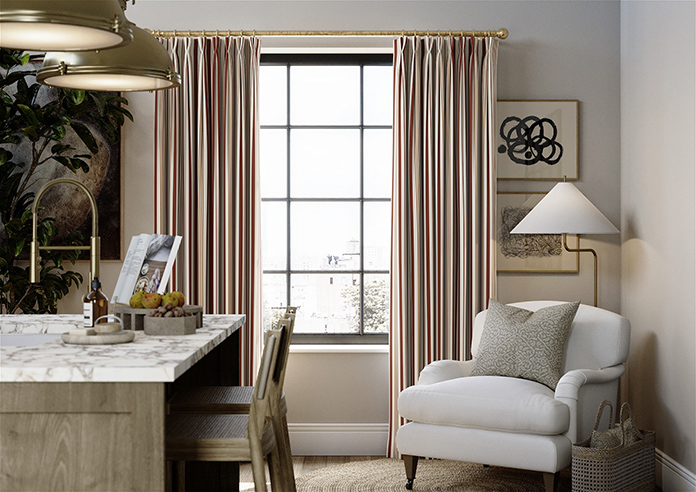 The British Stripe Co. George, Teignbridge No.1 - Made to Measure Curtains - Image 3